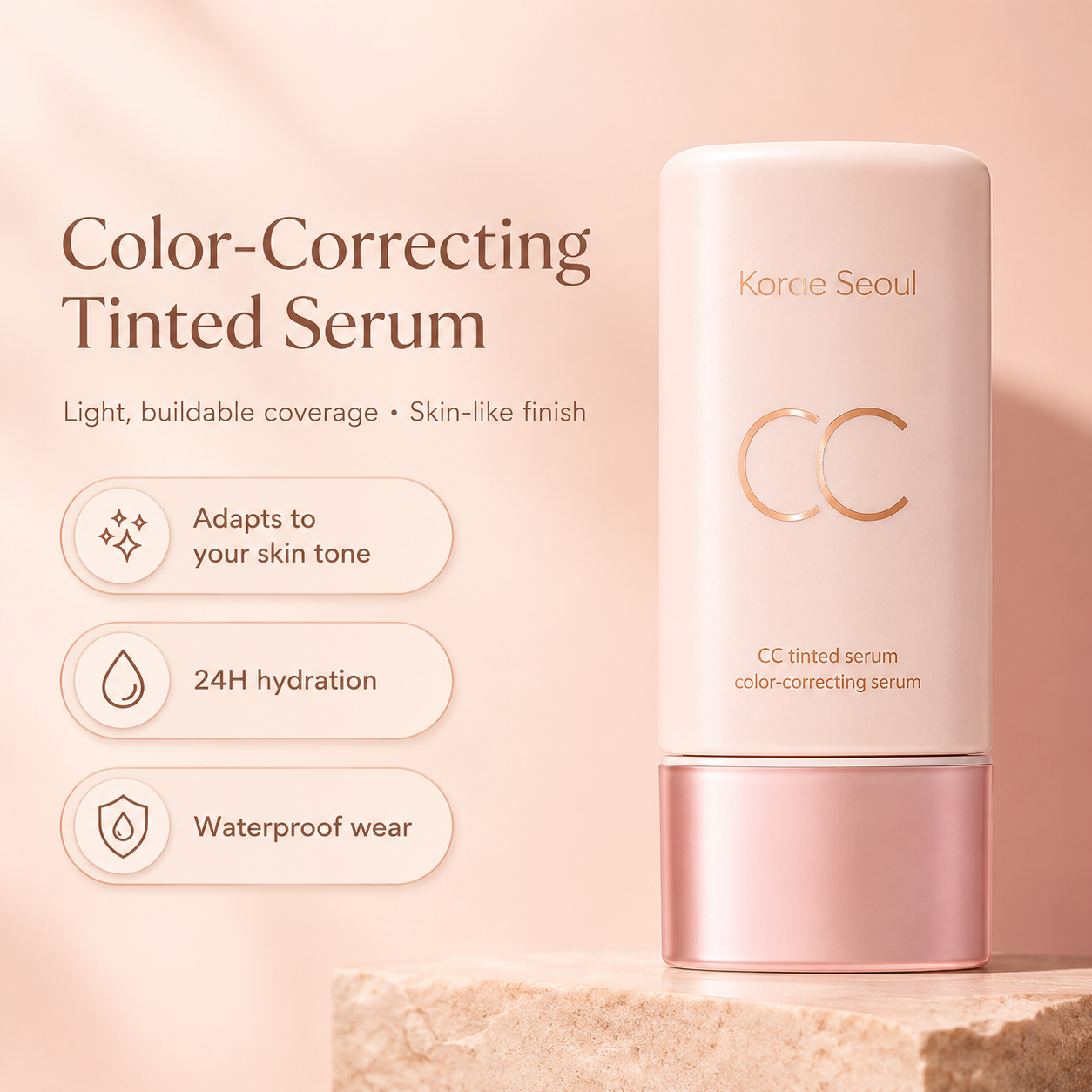 Korae Seoul CC Color-Correcting Tinted Serum
