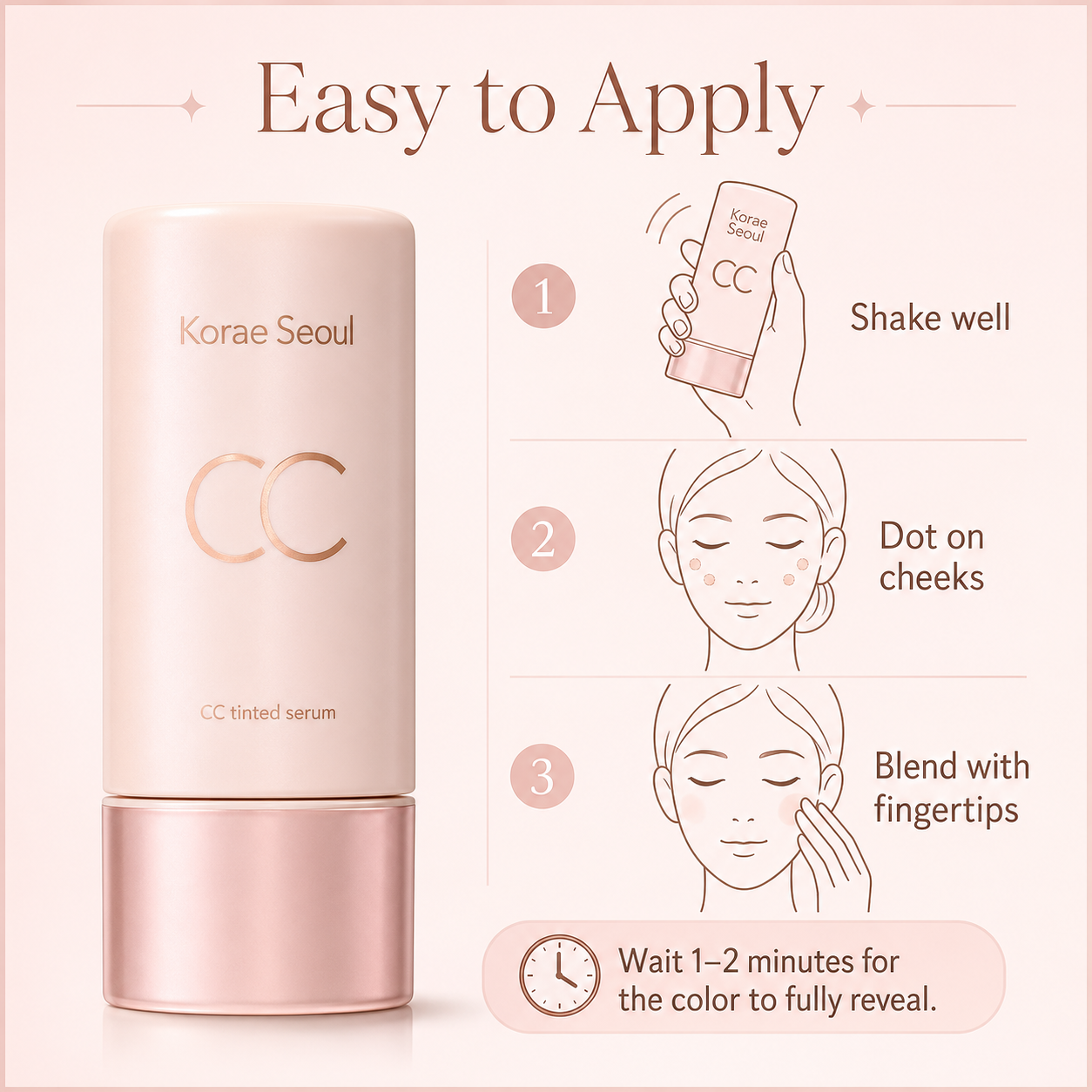 Korae Seoul CC Color-Correcting Tinted Serum